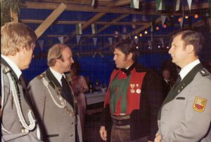 40 Jahre Freundschaft mit Schützenkompanie Lana – historisches Vereinsfoto 24